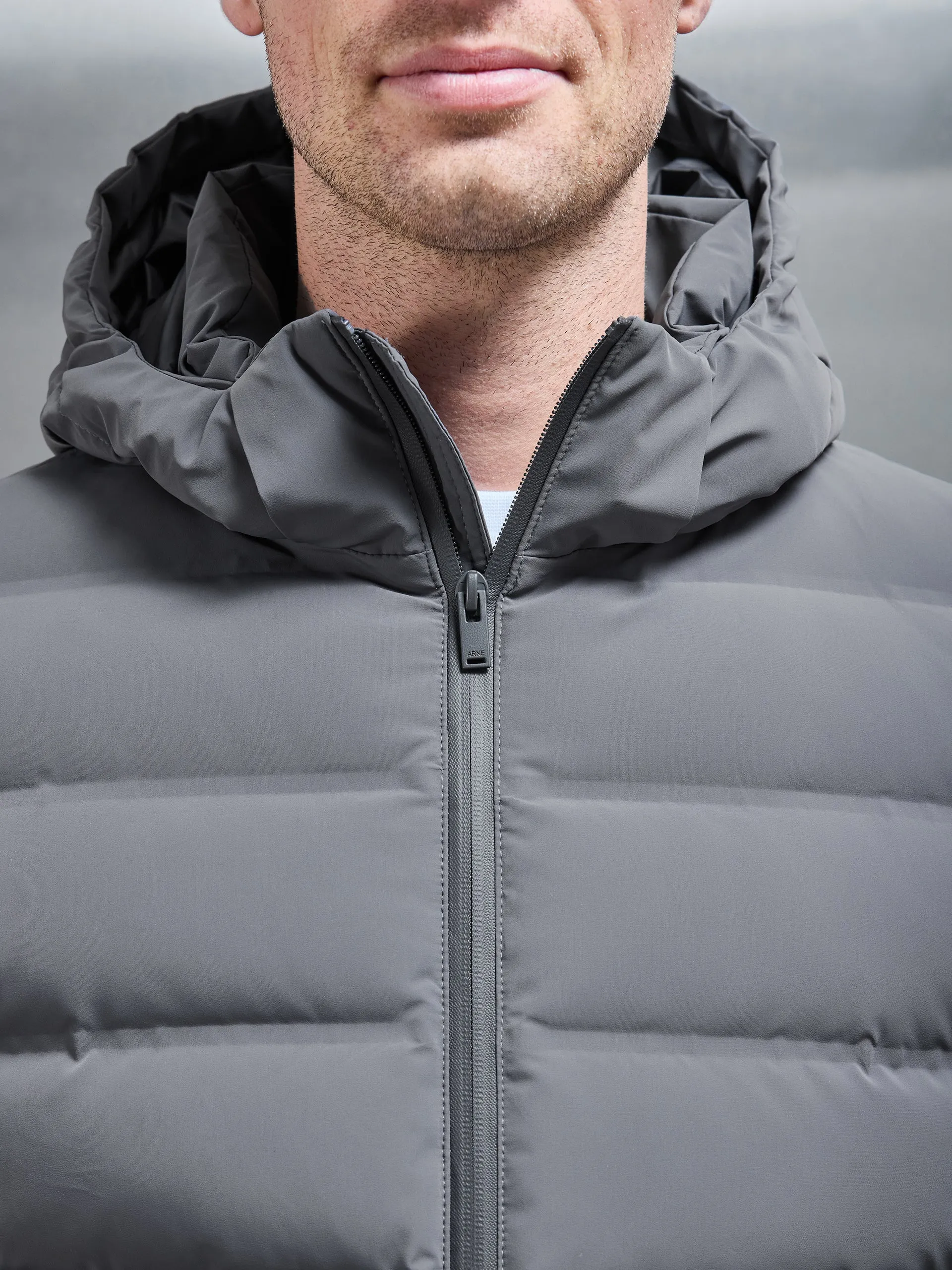 Active Down Jacket in Grey