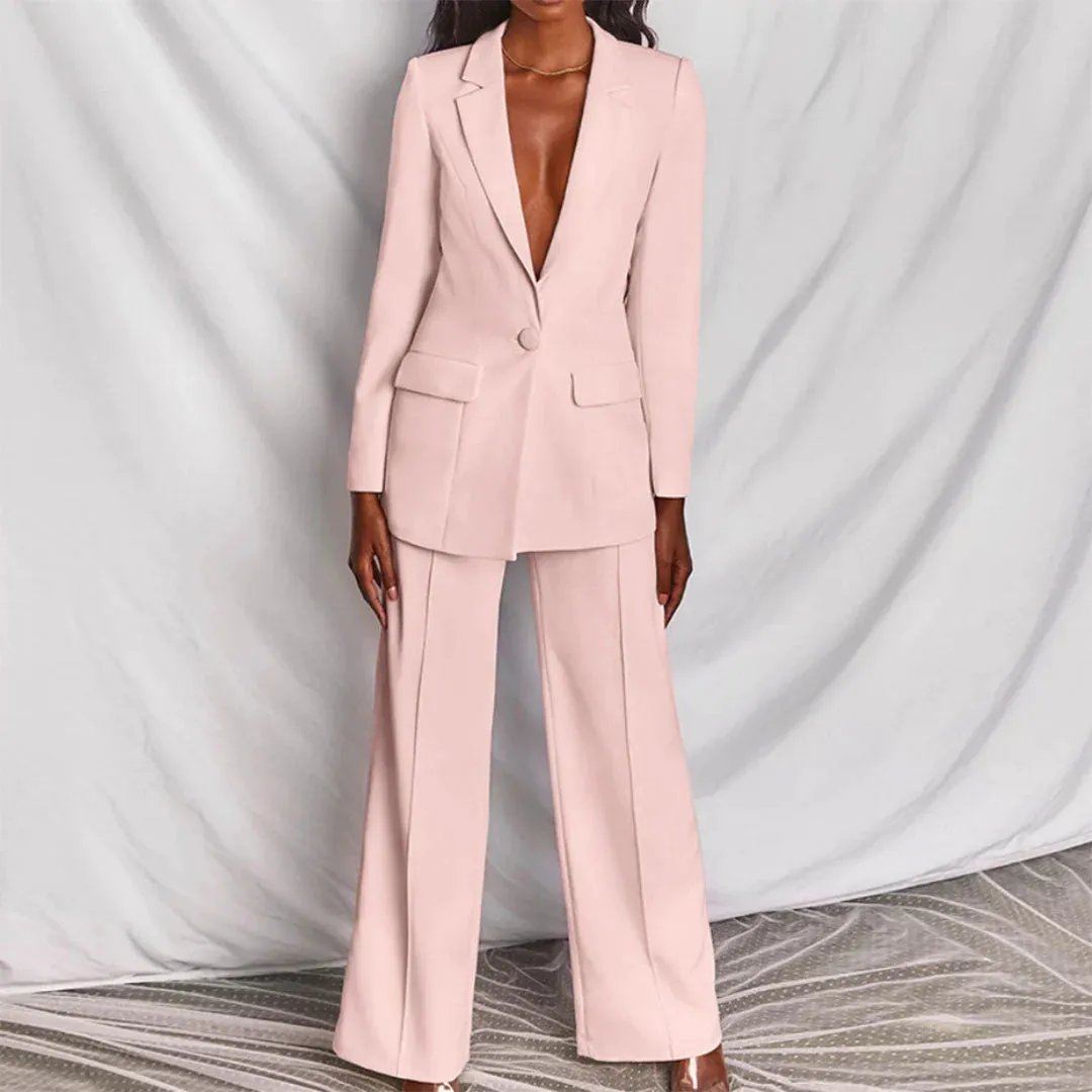 Auden - Elegant Blazer And Pants Set