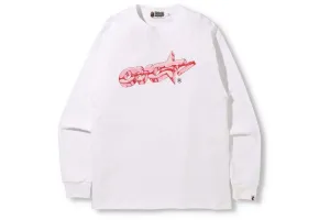 BAPE X OVO LONG SLEEVE PINK