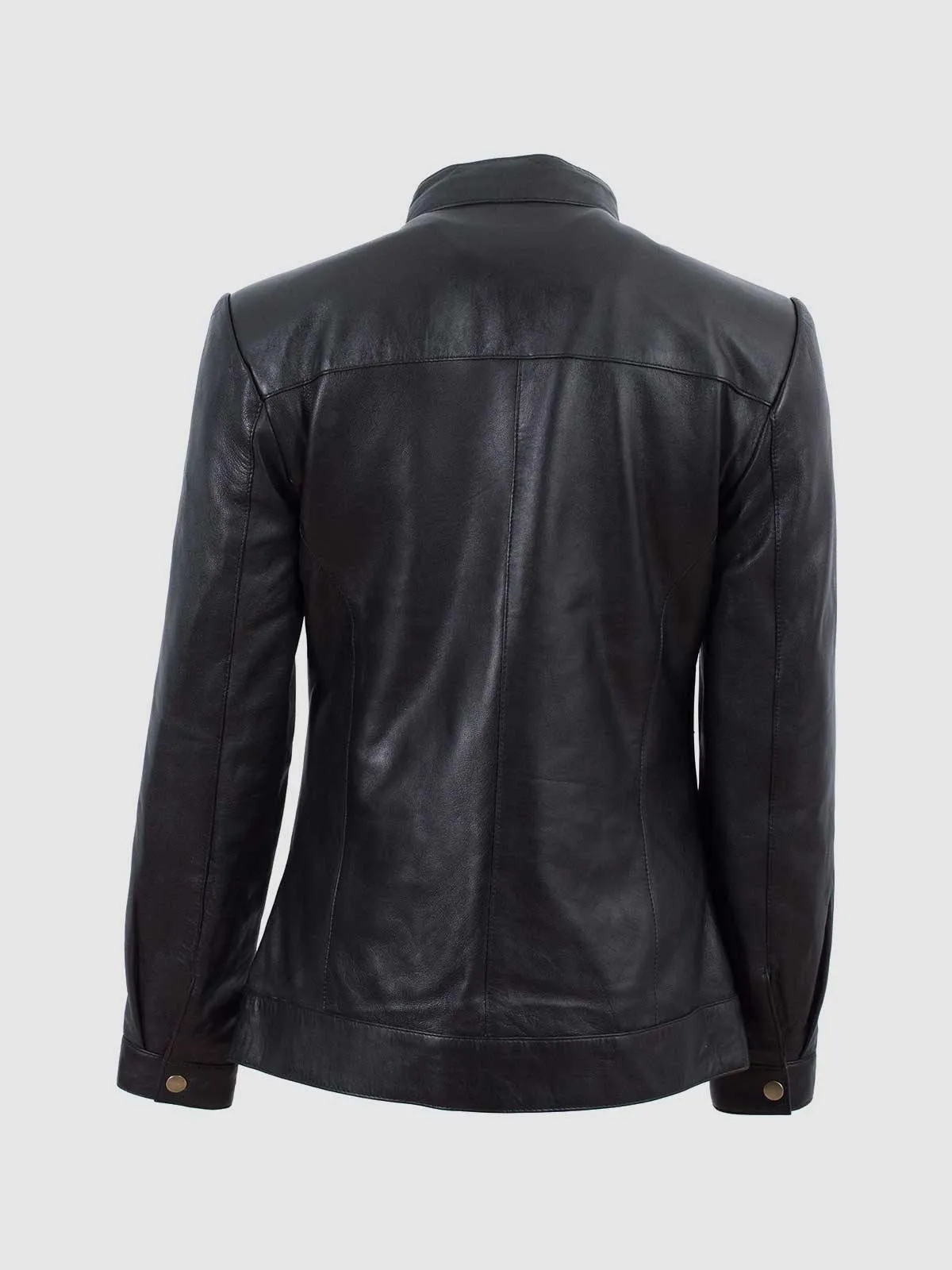 Black Biker Leather Jacket