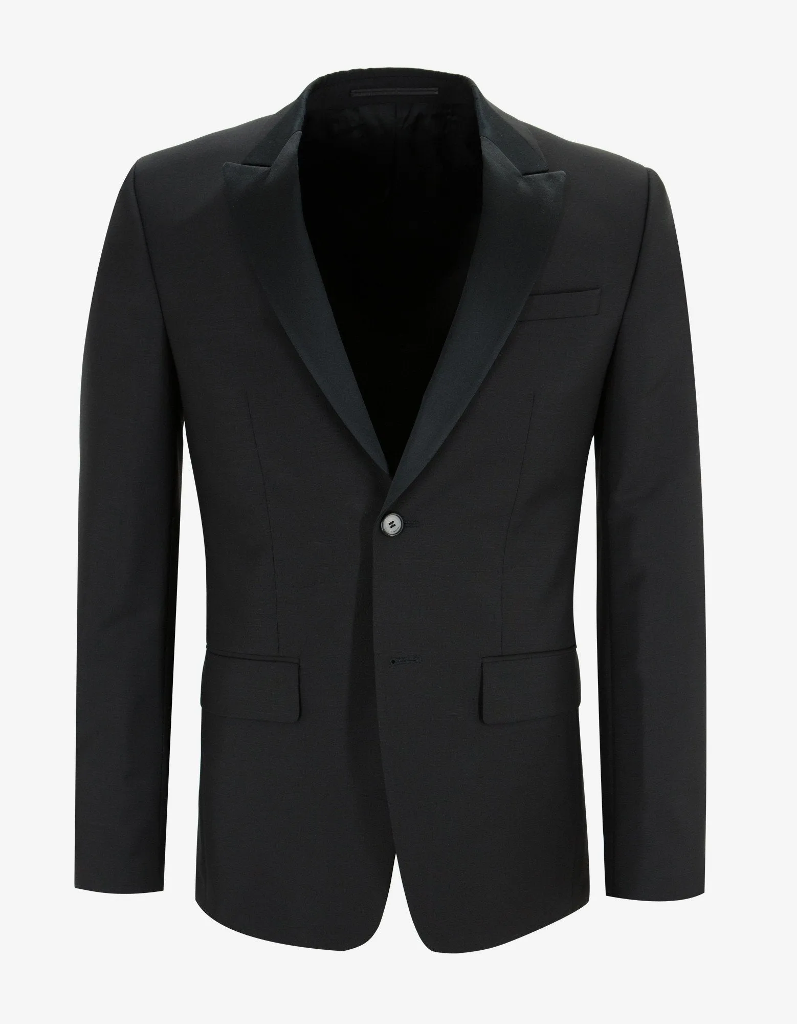 Black Suit with Silk Trim