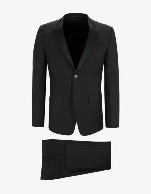 Black Suit with Silk Trim