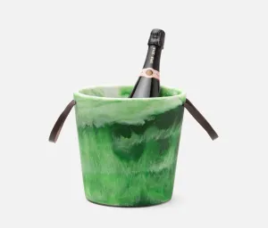 Blue Pheasant Wesley Green Swirled Resin Champagne Bucket