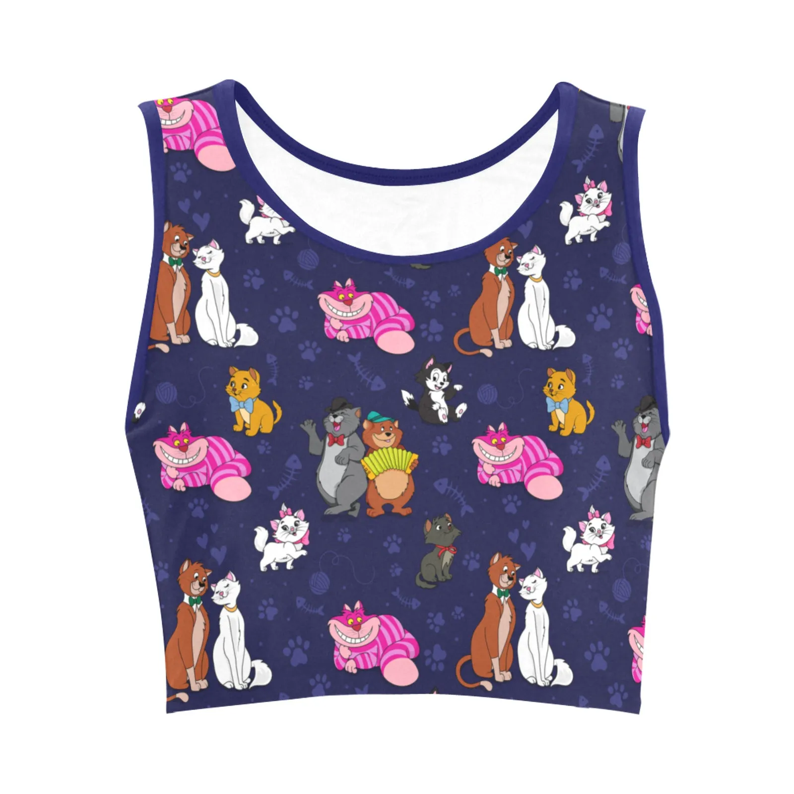 Cat Favorites Women's Crop Top