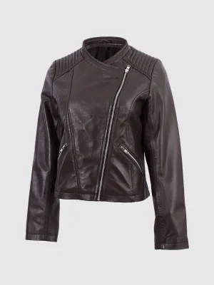 Classic Brown Leather Jacket