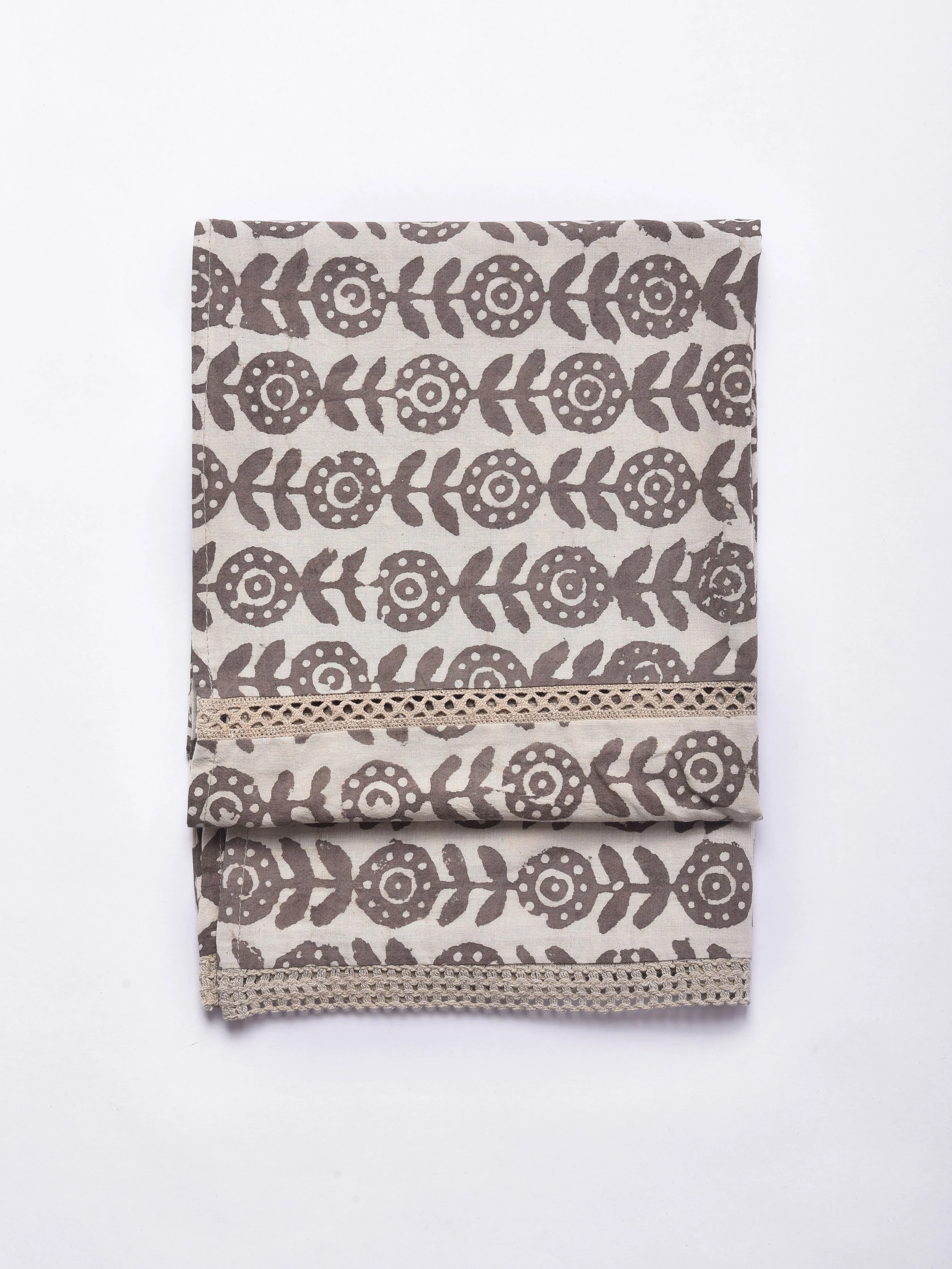 Clay Dabu Buta Print Cotton Stole