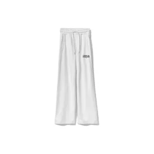 Comme Des Fuckdown Chic White Logo Sweatpants