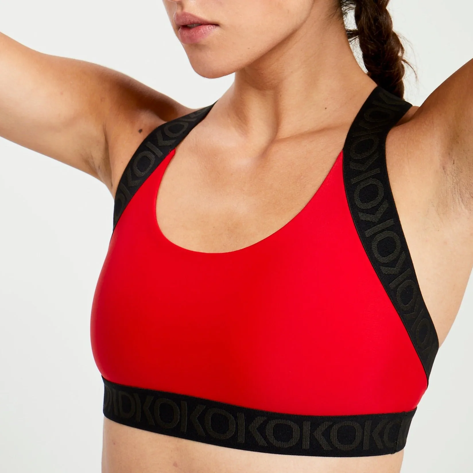 Contender Sport Bra in red