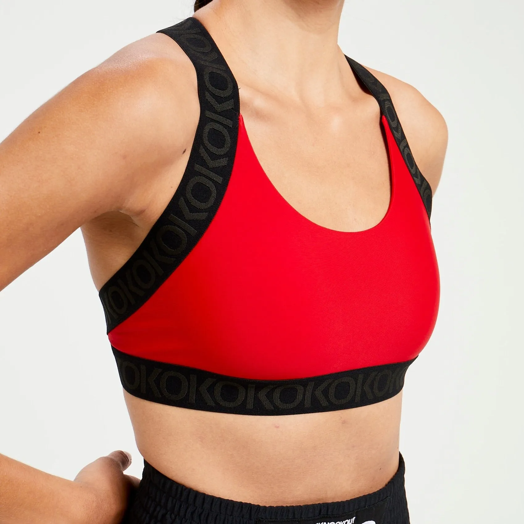 Contender Sport Bra in red