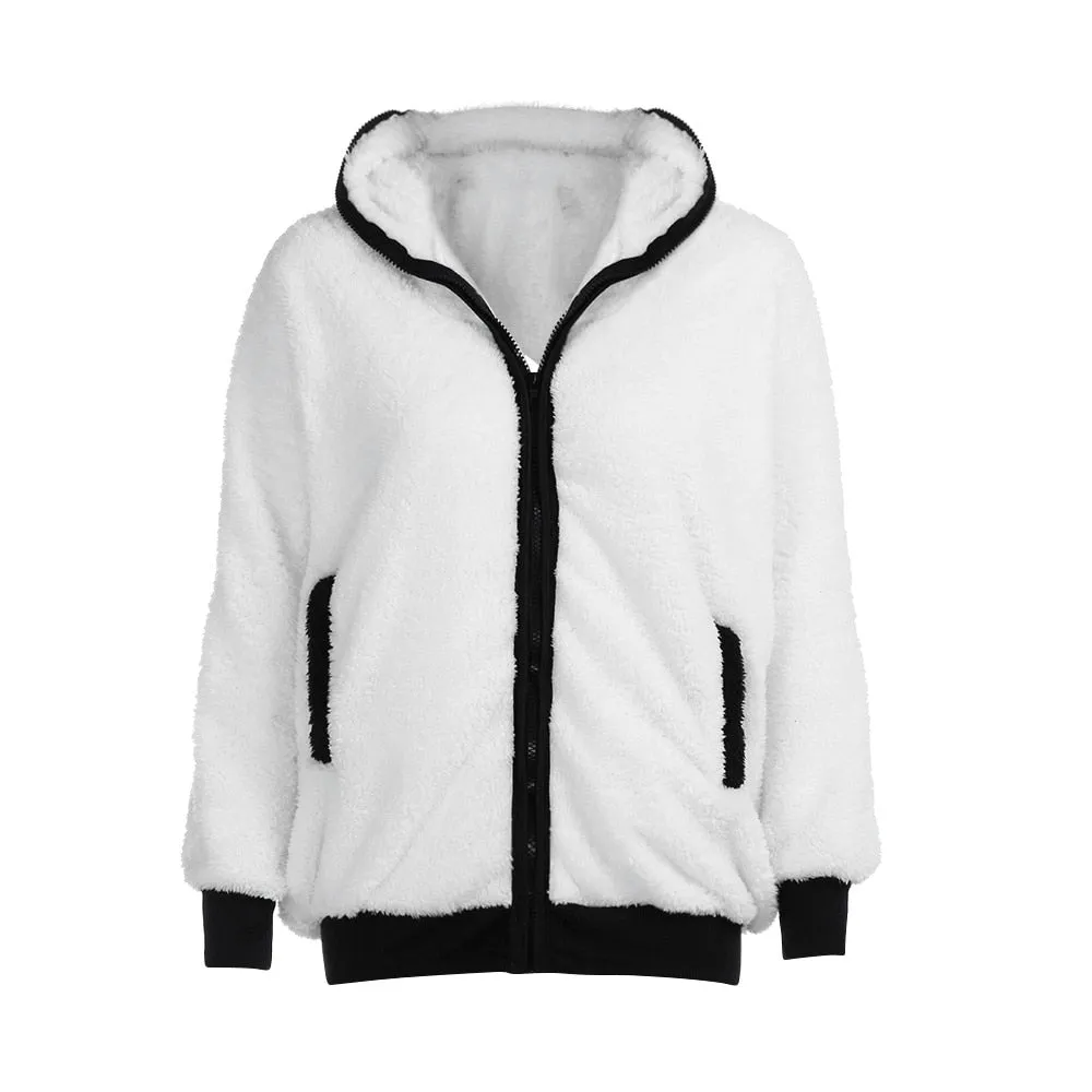 Cute Bear Ear Panda Winter Warm Hoodie