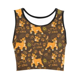 Disney Lion King Little King Women's Crop Top