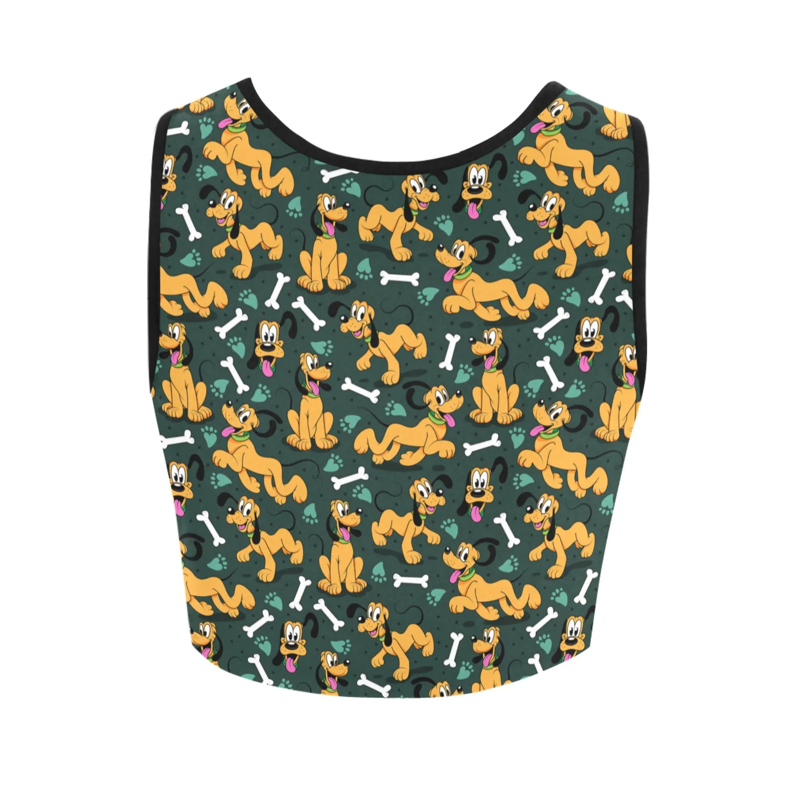 Disney Pluto Life Is Better With A Dog Women's Crop Top