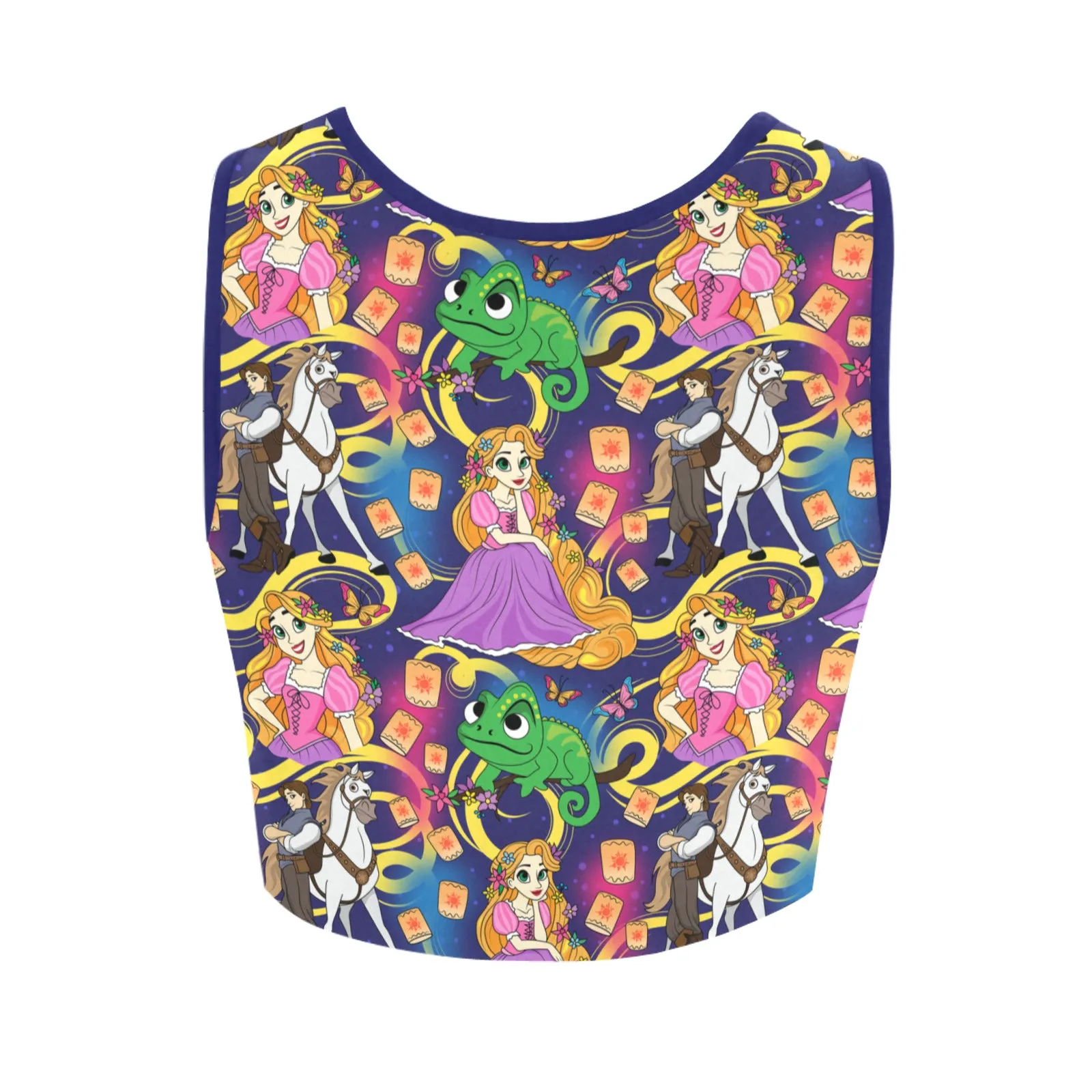 Disney Tangled Rapunzel At Last I See The Light Women's Crop Top