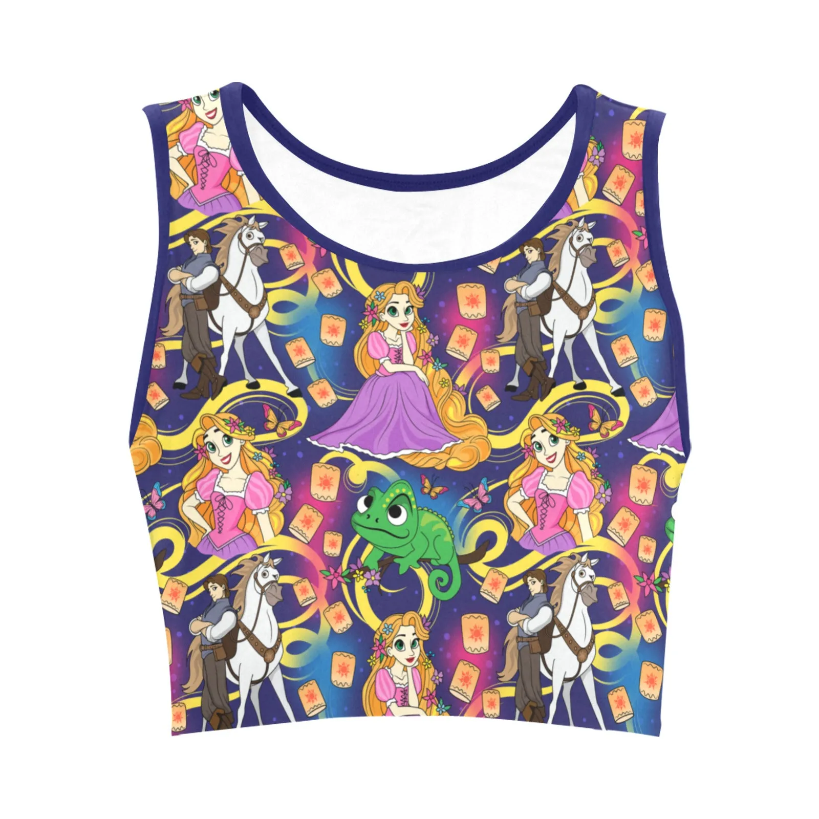 Disney Tangled Rapunzel At Last I See The Light Women's Crop Top