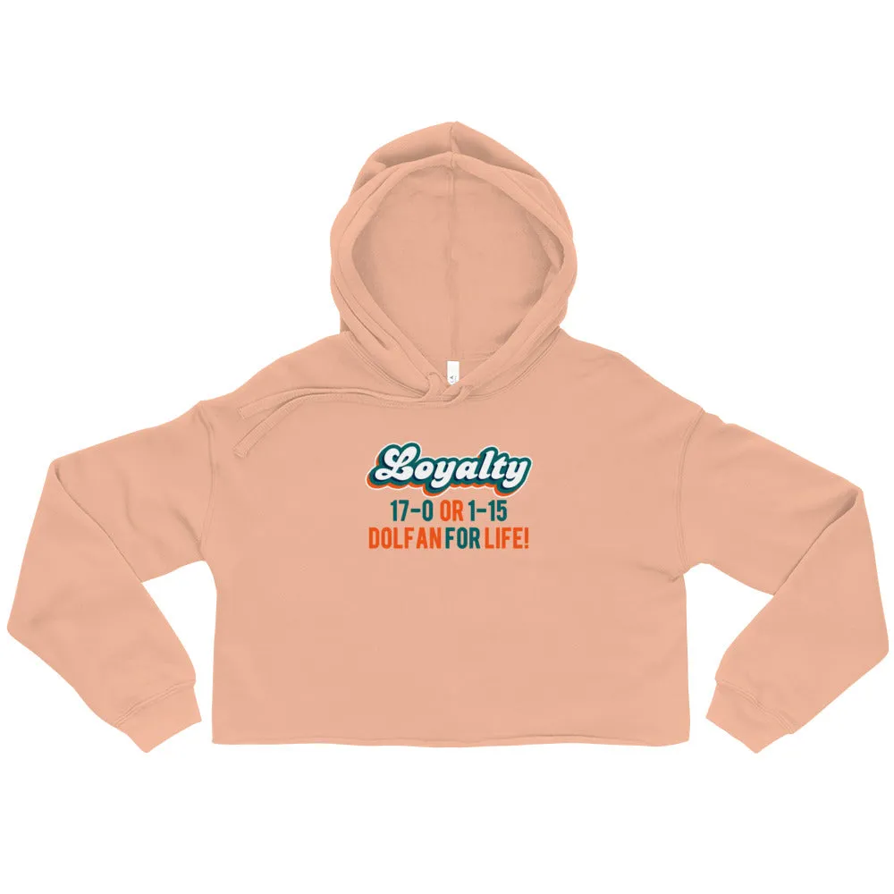 Dolfan Loyalty Crop Hoodie for Women