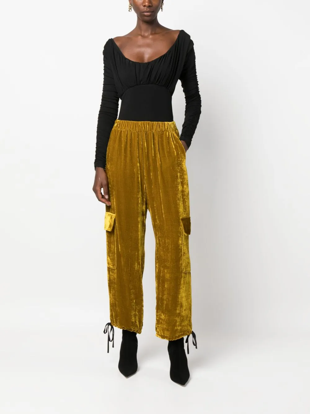 Erika Cavallini Semi-Couture Trousers Yellow