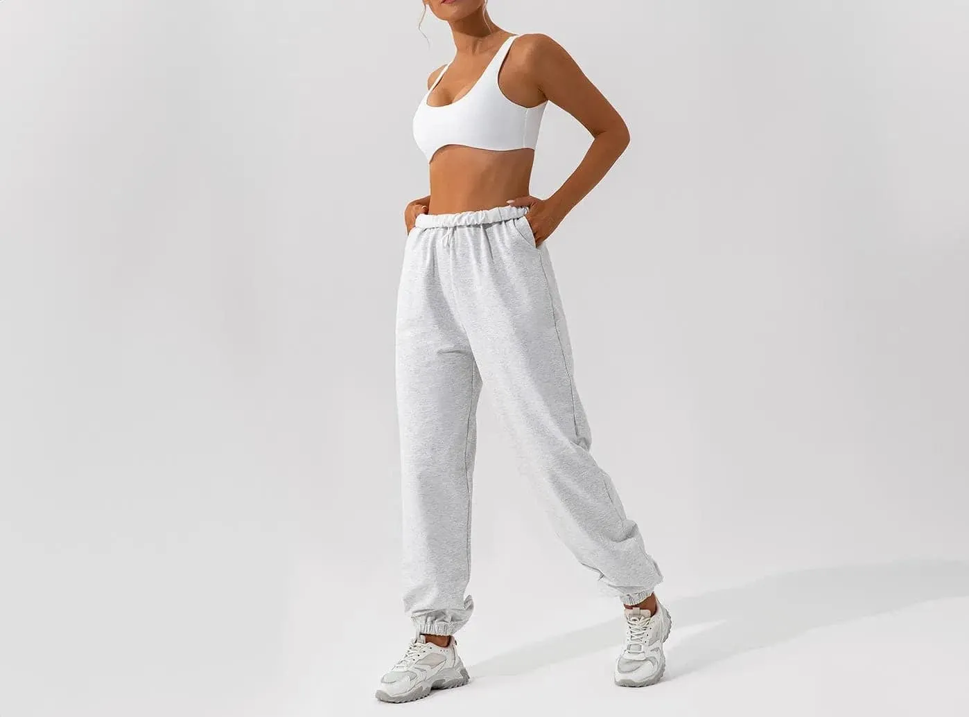 FitVille Women's Loose-Fit Jogger Pants