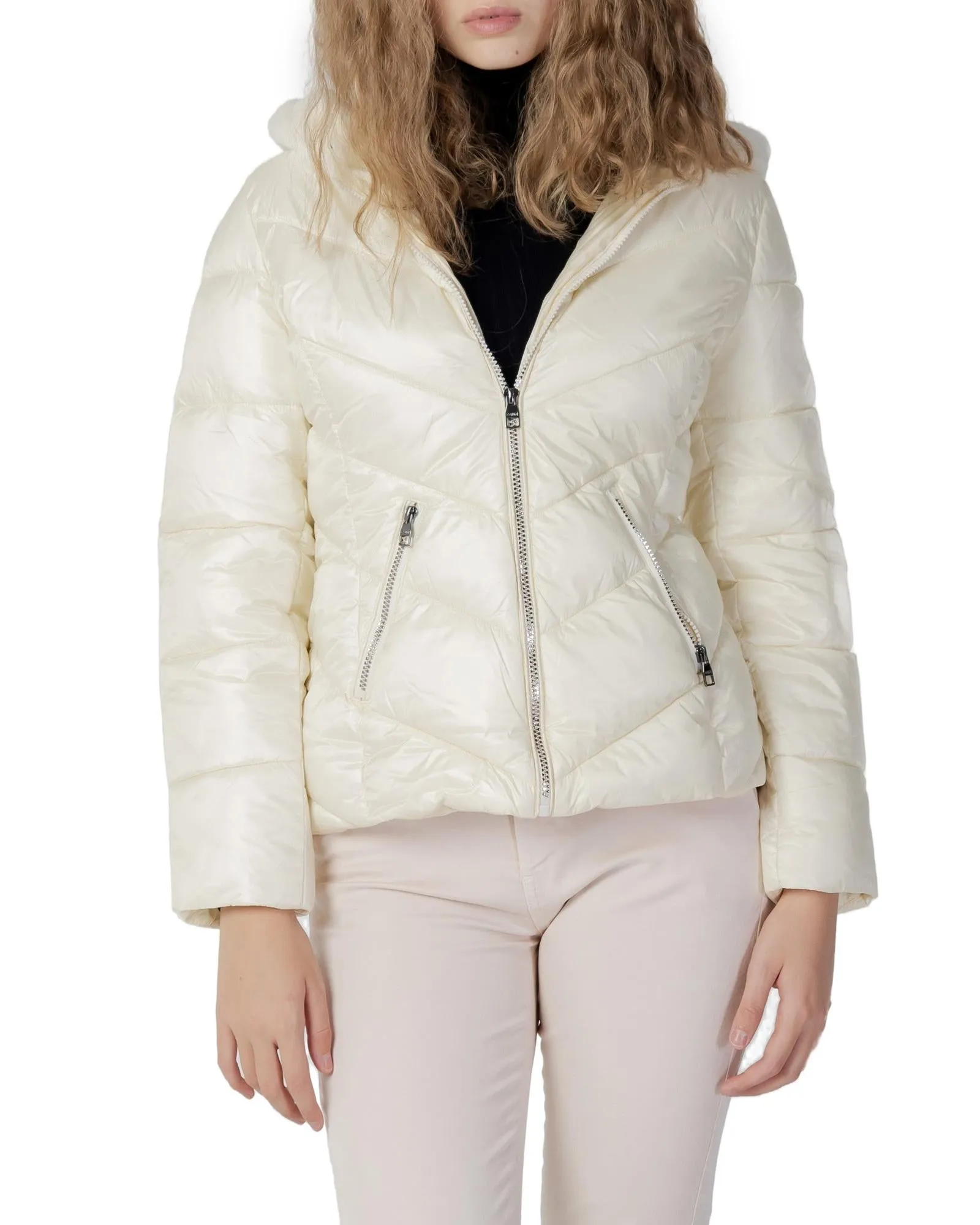 Gaudi Women's Ivory Puffer Jacket