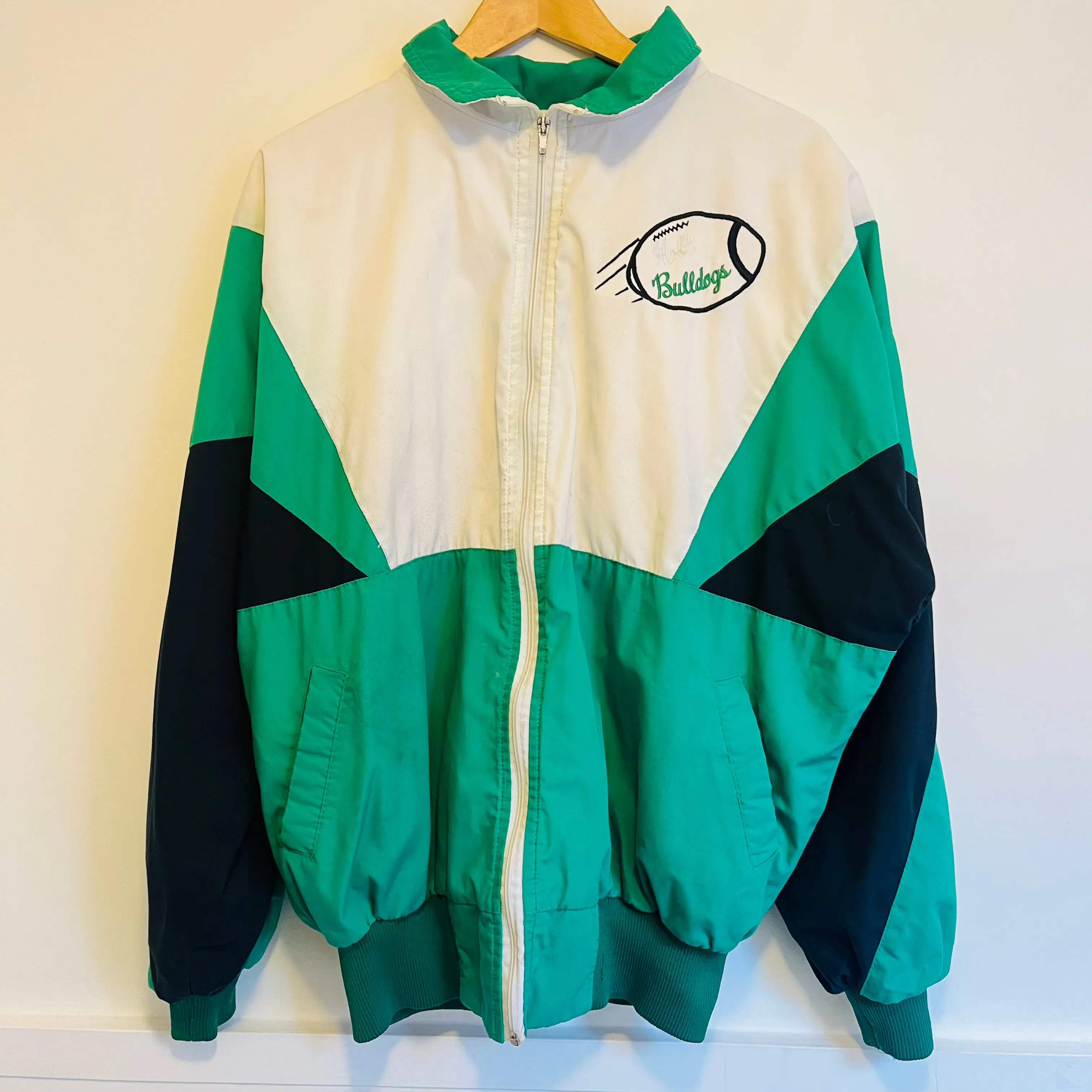 Green Bulldogs Windbreaker| XXL