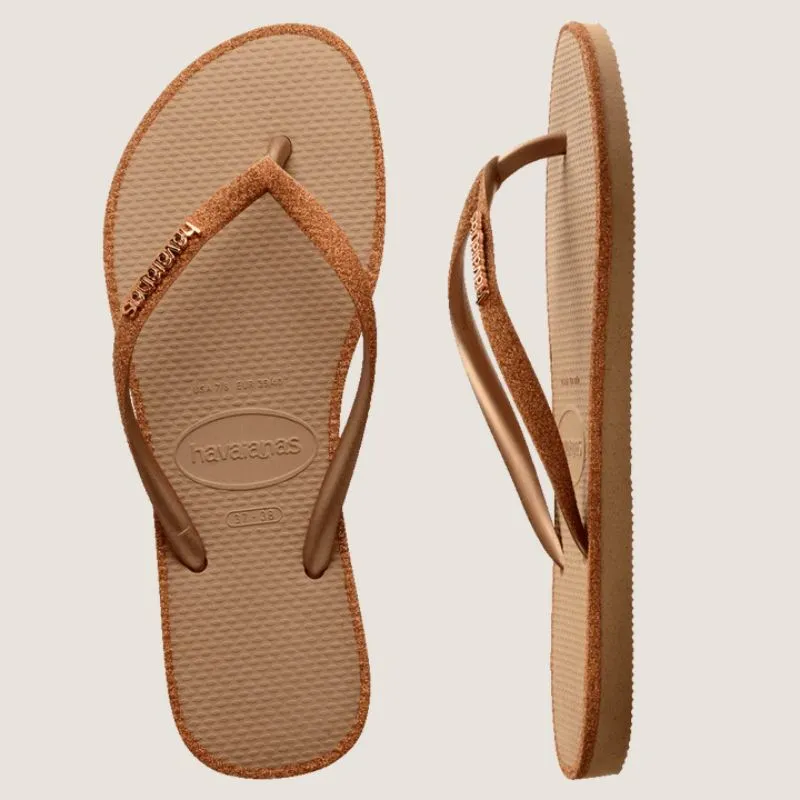 Havaianas Slim Glitter Contour Thong