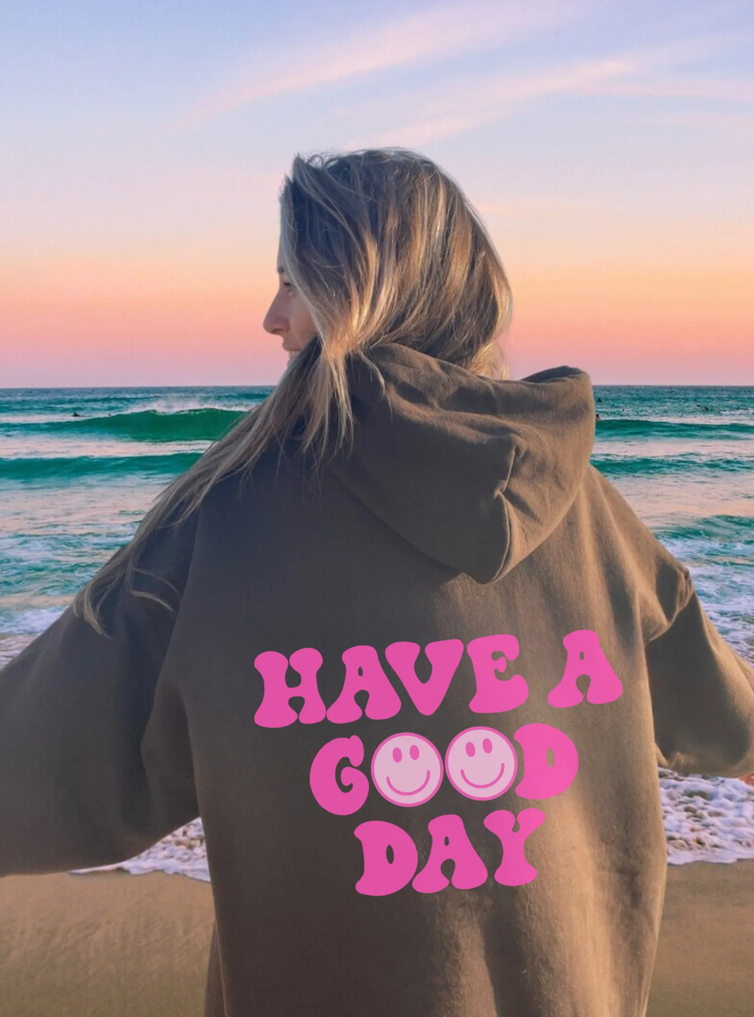 Have A Good Day Preppy Hoodie