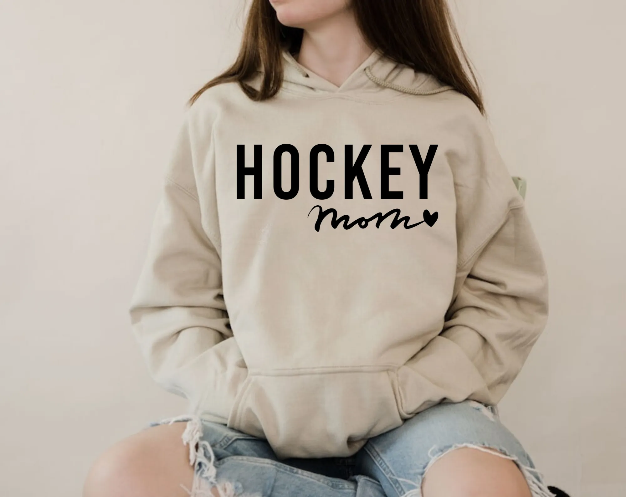 Hockey Mom Hoodie Sweatshirt