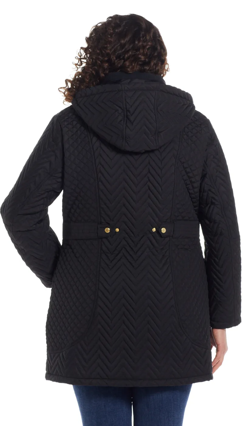 HOODED QUILTED WALKER