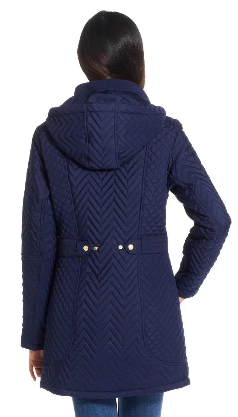 HOODED QUILTED WALKER