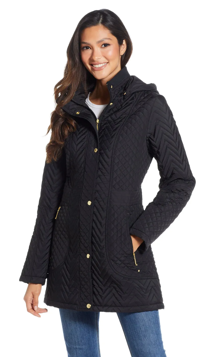 HOODED QUILTED WALKER