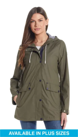 HOODED RAIN SLICKER