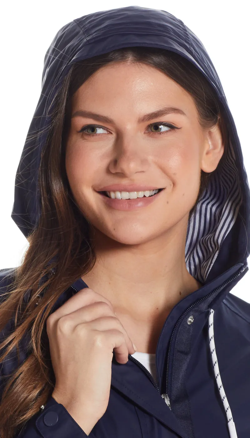 HOODED RAIN SLICKER