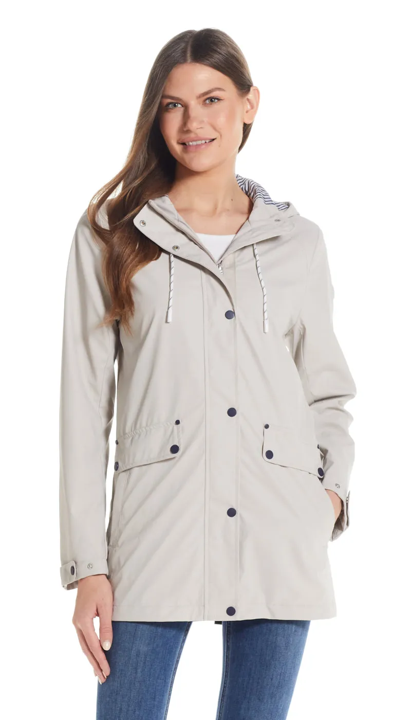 HOODED RAIN SLICKER