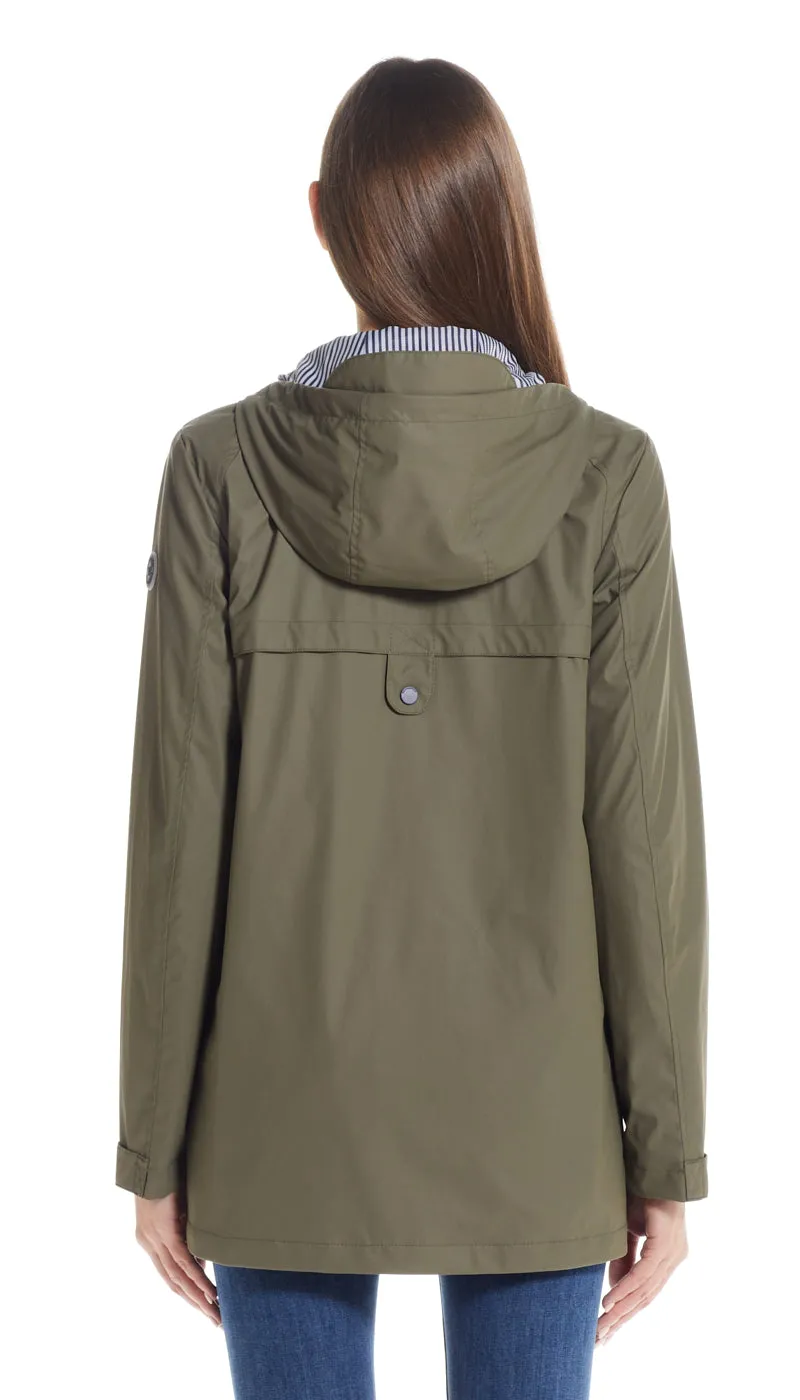 HOODED RAIN SLICKER