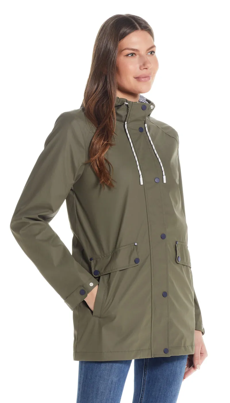 HOODED RAIN SLICKER