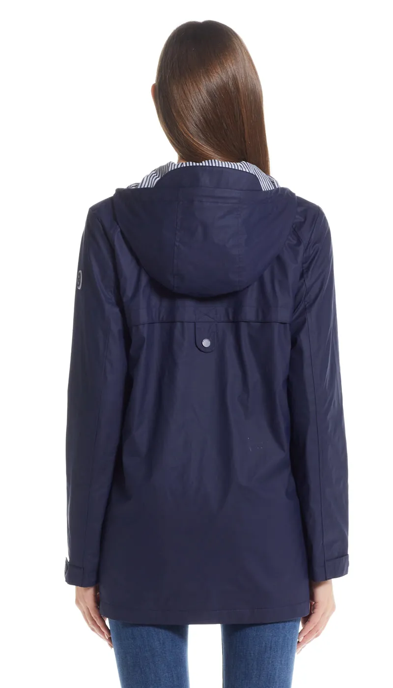 HOODED RAIN SLICKER