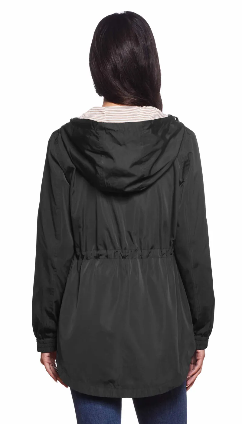 HOODED ZIP FRONT ANORAK