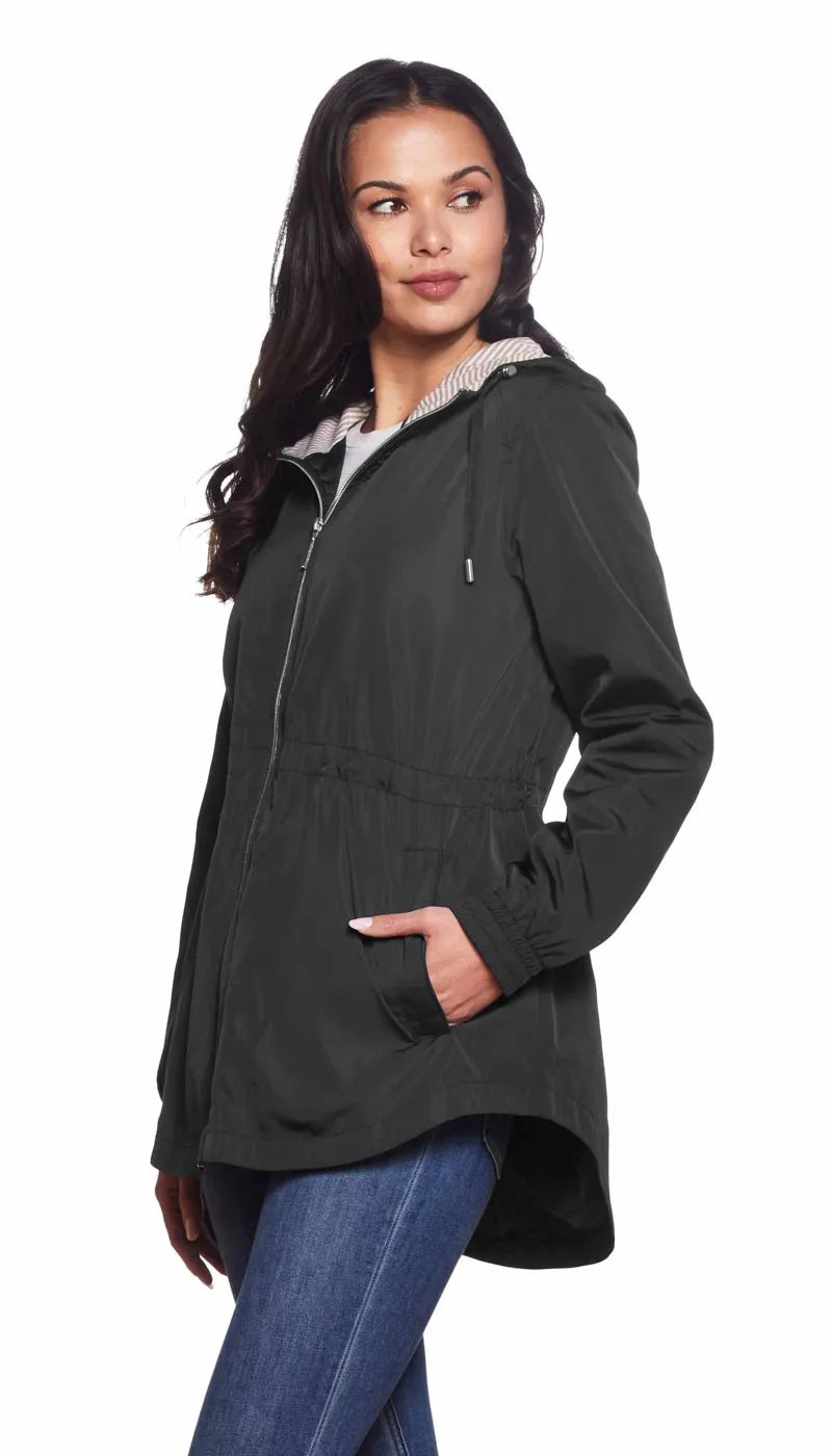 HOODED ZIP FRONT ANORAK