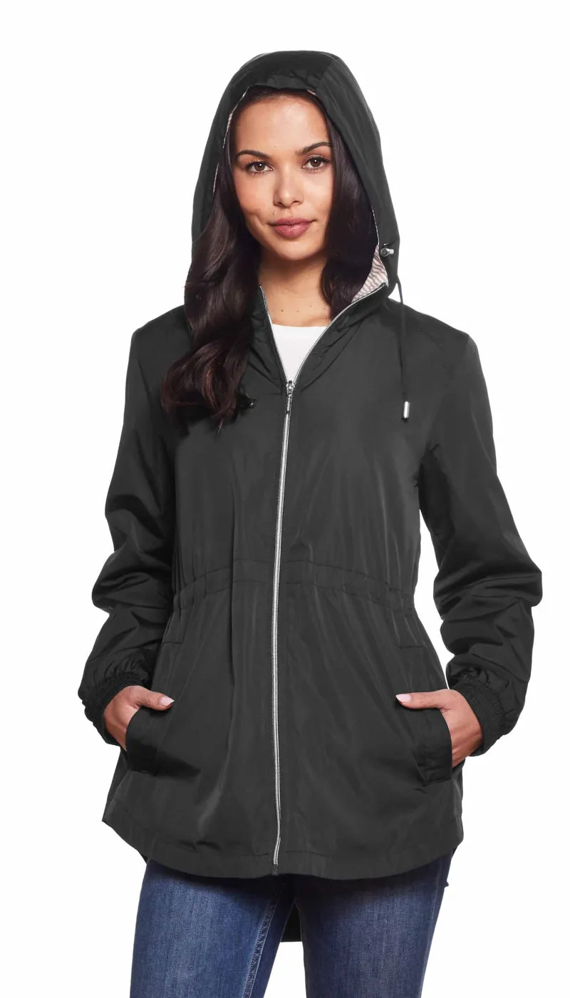 HOODED ZIP FRONT ANORAK