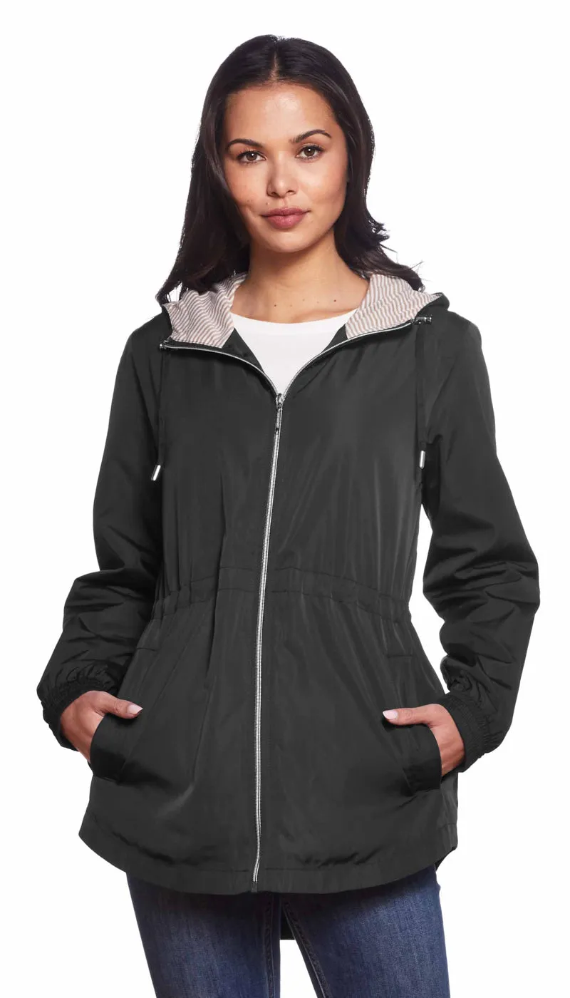 HOODED ZIP FRONT ANORAK