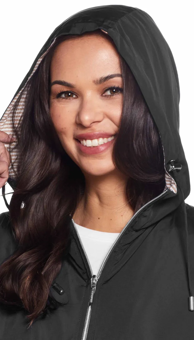 HOODED ZIP FRONT ANORAK