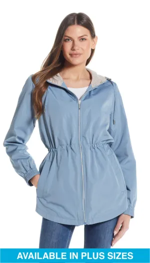 HOODED ZIP FRONT ANORAK