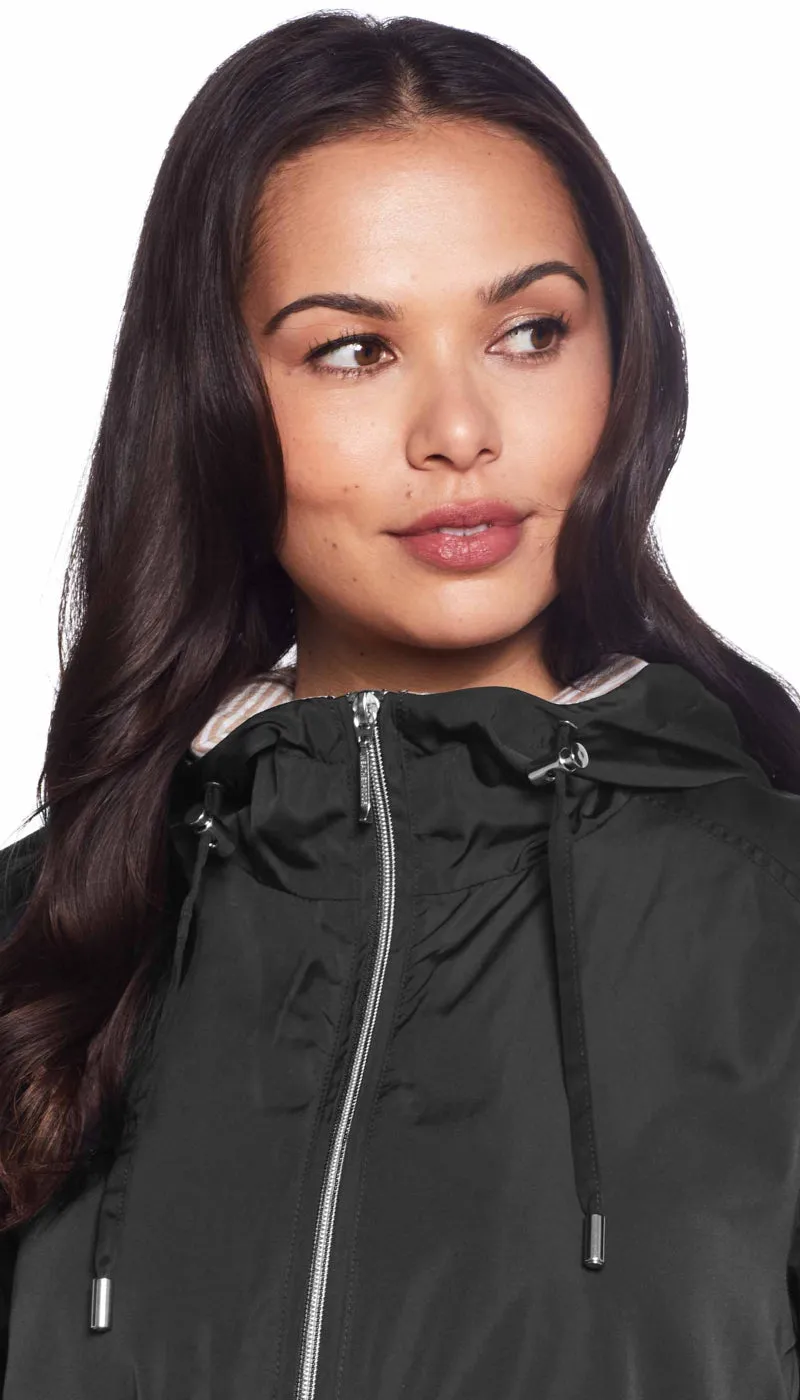 HOODED ZIP FRONT ANORAK