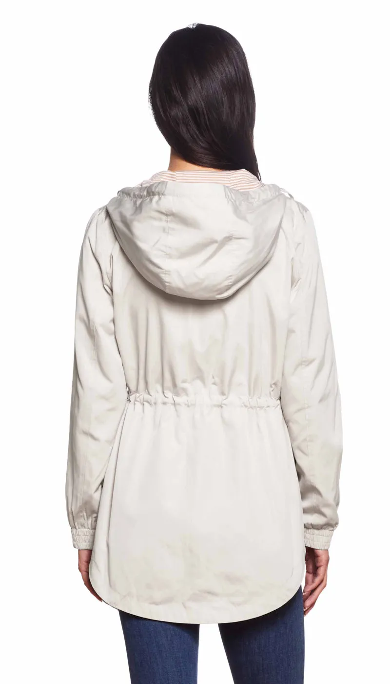 HOODED ZIP FRONT ANORAK