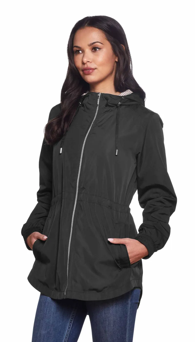 HOODED ZIP FRONT ANORAK