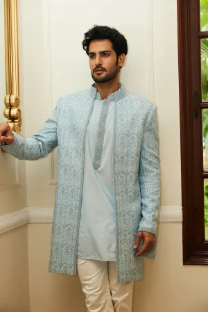 JACKET KURTA TROUSER SET