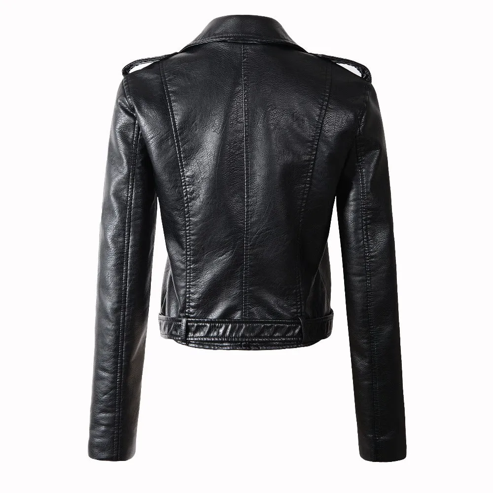 Katherine Women's Motorcycle Genuine Leather Jacket