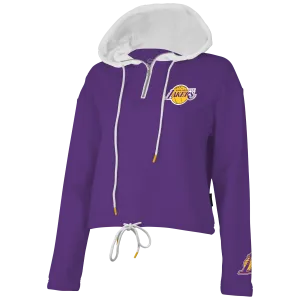 Lakers Game Plan Qtr Zip Hoodie