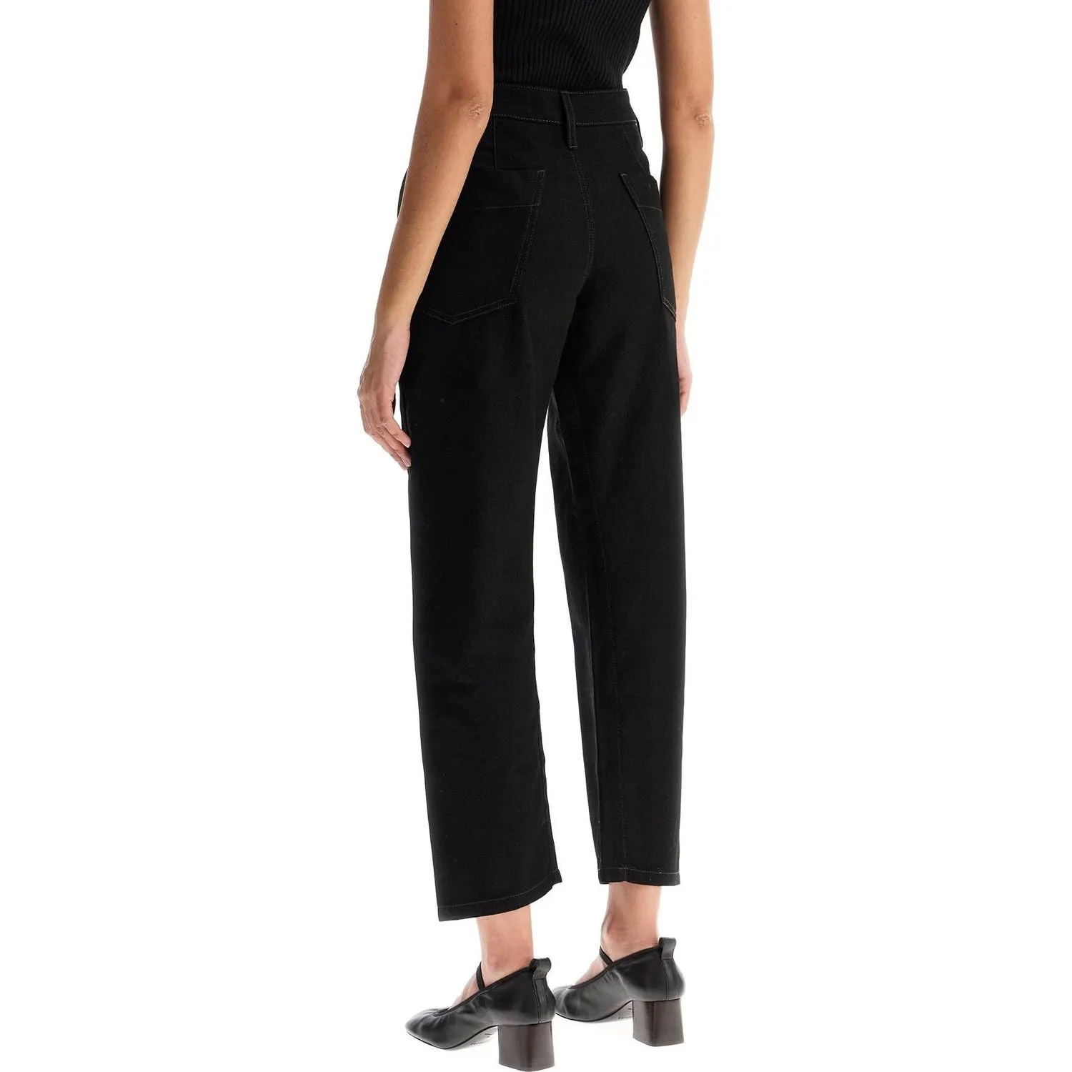 Lemaire cropped pants with twisted seams