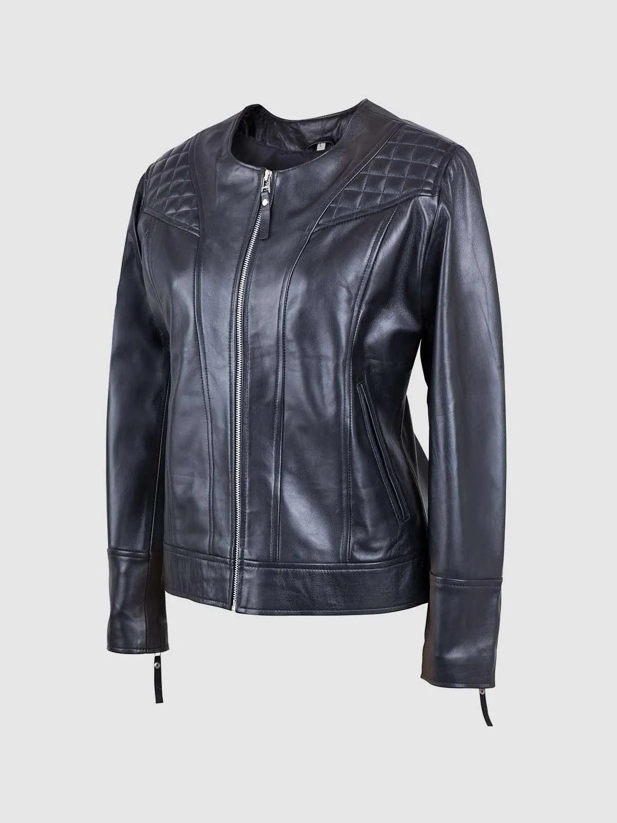 Lightweight Women's Sheep Leather Fashion Jacket