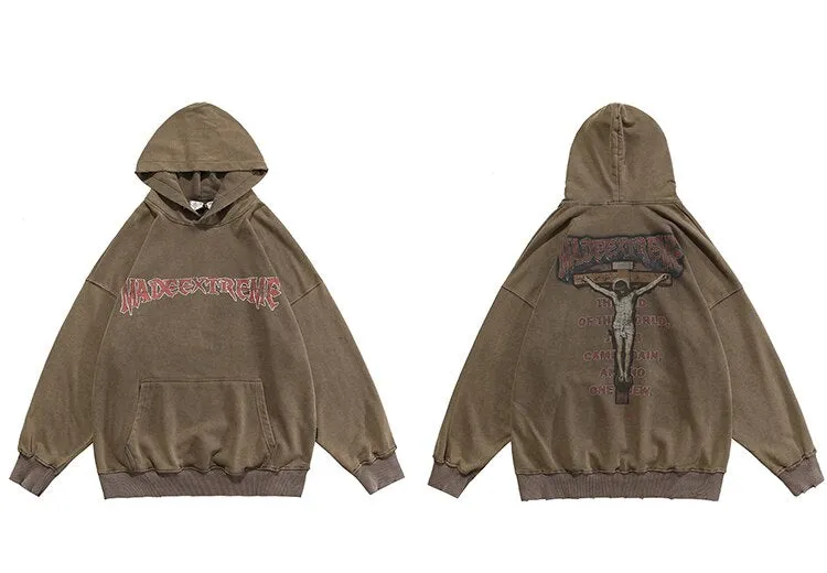 MADEEXTREME 'The Lord' Washed Hoodie